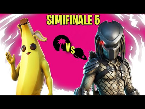SEMIFINALE 5: BANANITA VS PREDATOR - Torneo Space Fortnite