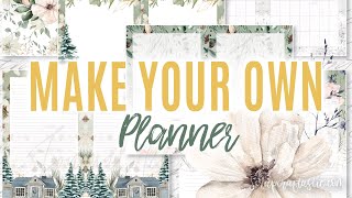 NEW WINTER DIY Printable Planner and Traveler's Notebook Inserts