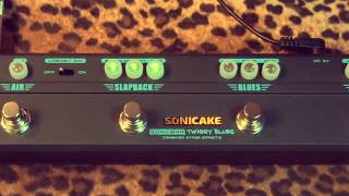 Video thumbnail for Sonicake TWIGGY BLUES multi effect pedal Sonicbar Series (overdrive, compressor, delay, verb) by gearmanndude