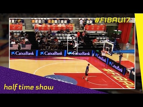 Markus Howard hits crazy shot from the tribune at half time