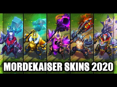 All Mordekaiser Skins Spotlight 2020 (League of Legends)
