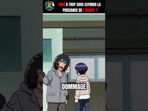 Kiba sous estime l'équipe 7 🔥
