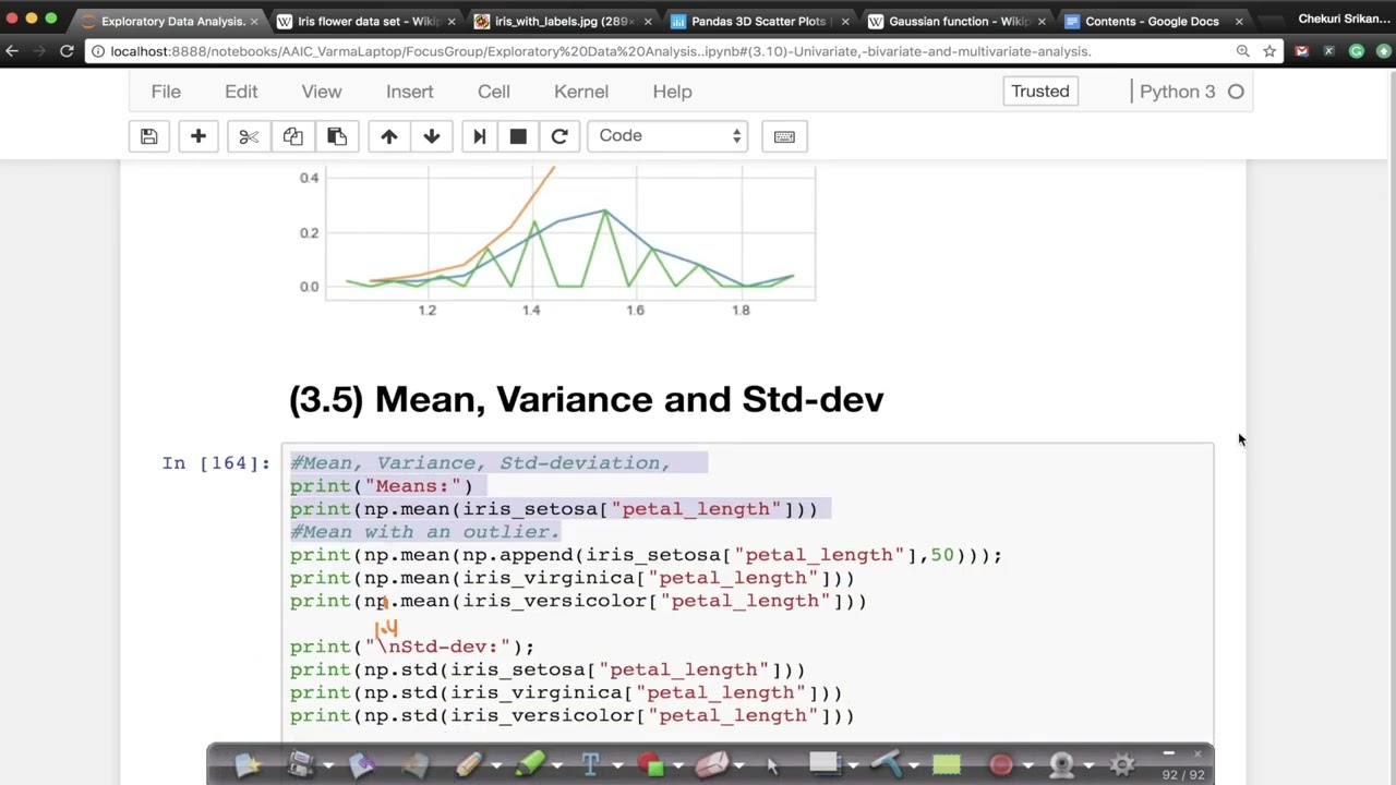 Mean, Variance and Standard Deviation