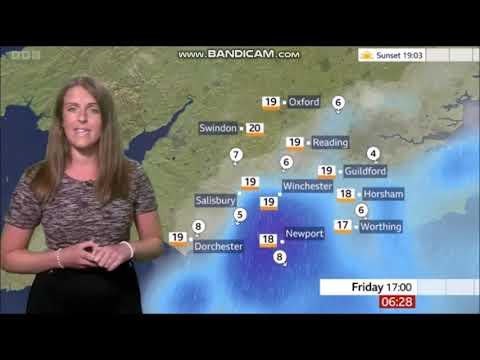 [HD] Alex Osbourne BBC ONE South Today weather September 23rd 2022 - 60 fps