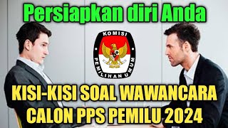 Download lagu Bocoran || Kisi Kisi tes Wawancara calon anggota PPS Pemilu 2024 mp3 Download lagu Bocoran || Kisi Kisi tes Wawancara calon anggota PPS Pemilu 2024 mp3