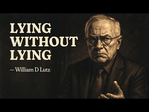 The Secret Language Used to Control You — William Lutz