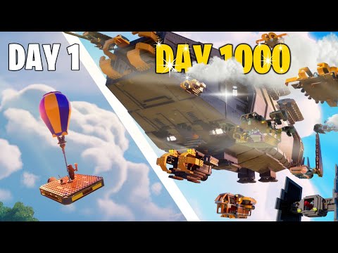 I spent 1000 DAYS building vehicles in LEGO Fortnite!