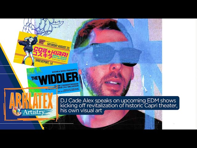 2 EDM shows set to celebrate revitalized historic theater; DJ Cade Alex discusses music, art