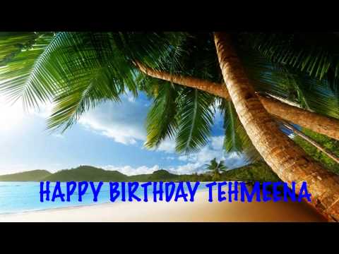 Tehmeena  Beaches Playas - Happy Birthday