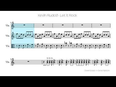 🎶 Kevin Rudolf- Let It Rock  🎸🎸
