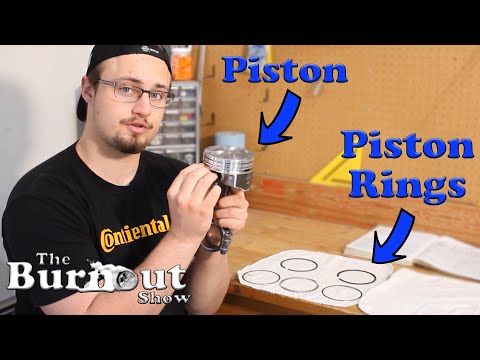 How To Install Your Piston Rings On Your Pistons - Burnout Tutorials (Rebuilding The 350)