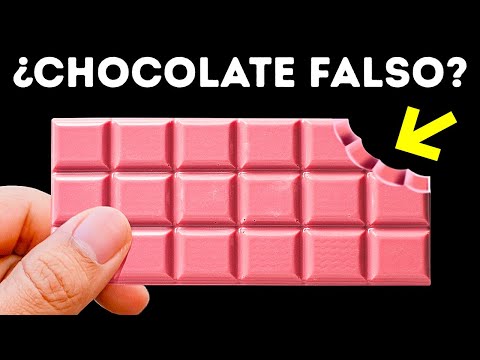El chocolate rosa no es real y puedo demostrarlo