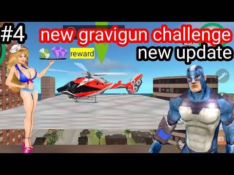 Rope hero vice town gravity gun challenge new update naxeex gamer