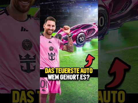 Wer besitzt das teuerste Auto unter den Fußballspielern? 🚗💸