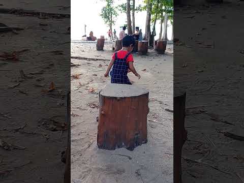 Kids playing at beach ⛱️🏖️ #bachpan #andamannicobar #beach #viral #love