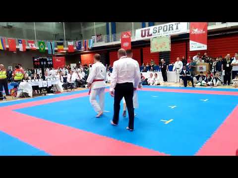 JKA WorldCup 2017 Kumite 19-21 Ronda 1 - Camilo Velozo (CHI)