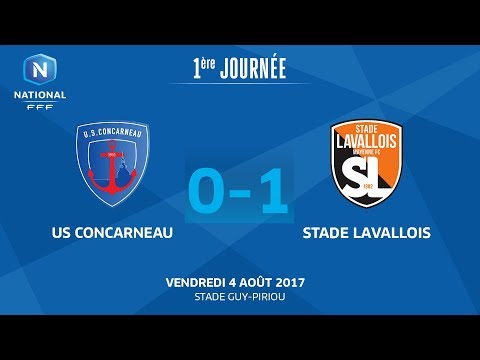 J1 : US Concarneau - Stade Lavallois MFC (0-1), le replay