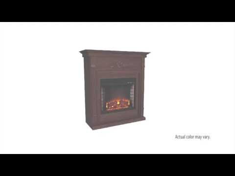 Southern Enterprises Tennyson 70 Inch Electric Fireplace W