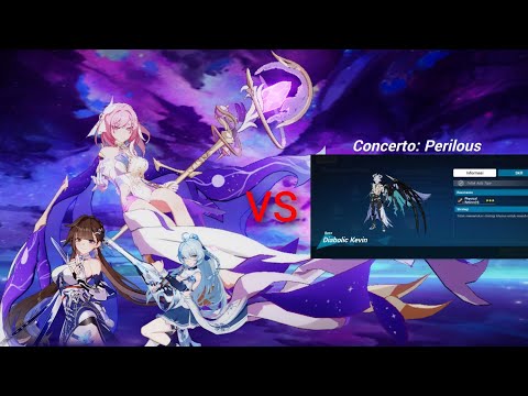 [HI3] EX abyss:"D452"(Redlotus) VS Diabolic Kevin (Symphony) | 624pts | Full Ice team