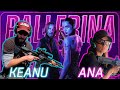 Think Of FIRE Ana De Armas Keanu Reeves Bts Training For Ballerina Johnwick Keanureeves