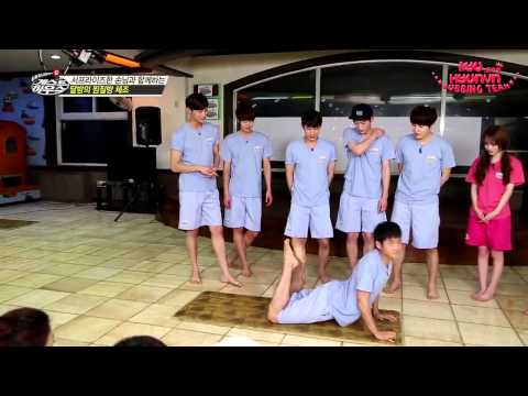 [KyuVN][Vietsub] 141231 SJM Guest House BTS - Uốn dẻo tại phòng tắm hơi với 5urprise