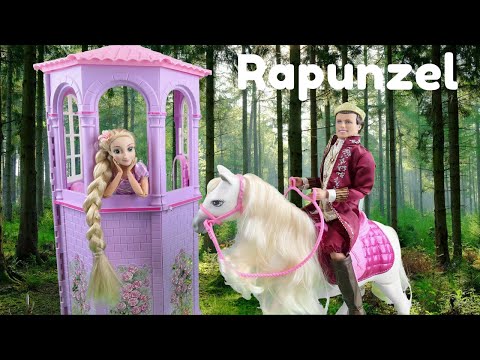 Barbie Rapunzel Fairy Tale Story For Children 💙 Tangled Princess Rapunzel Wedding Ceremony 💙