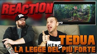 TEDUA - LA LEGGE DEL PIU FORTE | RAP REACTION 2017 | ARCADE BOYZ