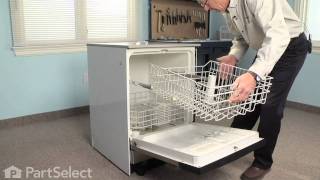 Dishwasher Repair: Replacing the Upper Rack Roller (GE Part # WD12X383)