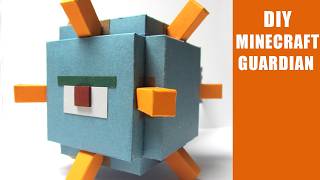 Minecraft Guardian Papercraft | Easy DIY Tutorial