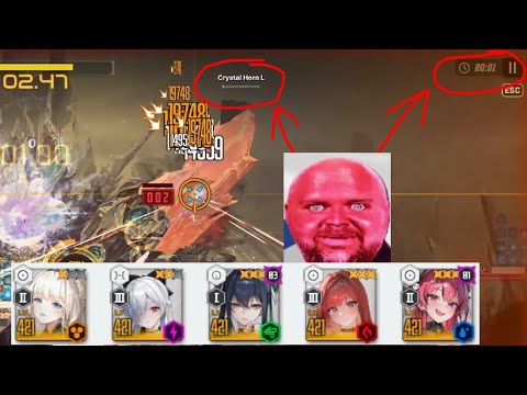 Crystal Chamber (31-36 Hard Boss) - 39.3% Deficit | Nikke: Goddess of Victory