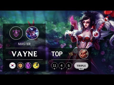 Vayne Top vs Vladimir - KR Master Patch 9.16