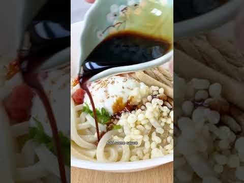 Easy homemade Cold Udon Recipe that keeps you slurping