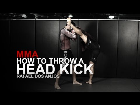 MMA: UFC Rafael Dos Anjos' Head Kick Combo! | Evolve University