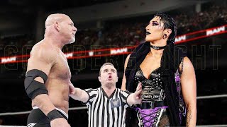Download lagu Goldberg vs Rhea Ripley WWE Raw Match mp3