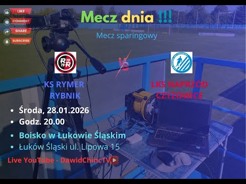 Live #9 - 28.01.2026 | KS RYMER RYBNIK - LKS NAPRZÓD CZYŻOWICE | ŁUKÓW ŚLĄSKI
