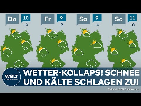 WINTER-COMEBACK IN DEUTSCHLAND: Plötzlich Schneeregen! Dieses Wetterchaos erwartet uns am Wochenende