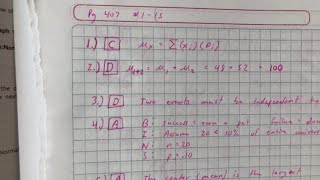 AP Stats Chapter 6 Multiple Choice
