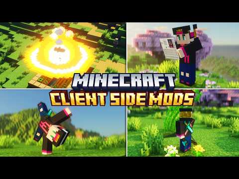 30 Best 1.21.8 Minecraft Client Side Mods︱Forge & Fabric︱1.21.8 & Below