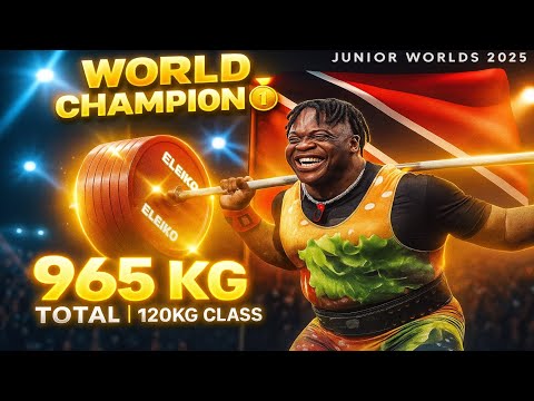 Joseph McDonald | 965KG Total | World Champion | IPF Junior Classic 2025 | 120KG Class