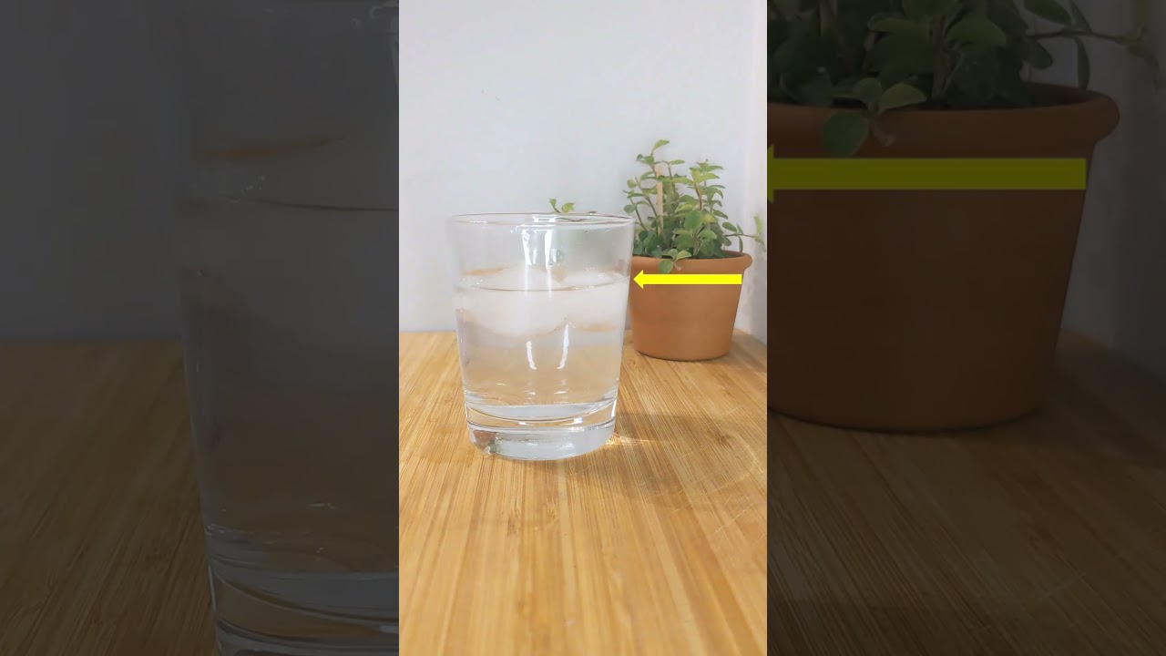 Does the water level rise when the ice cubes melt? @LabScienceExperiments