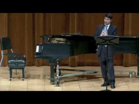 Boris Allakhverdyan, clarinet. Stravinsky Three Pieces