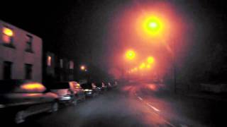 preview picture of video 'Ballaghaderreen on a foggy night. County Roscommon.'