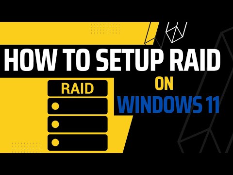 How to Create RAID in Win11 YouTube (Windows 11 Storage Spaces)