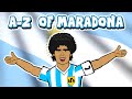 📕DIEGO MARADONA A-Z📘 (Goals Hand of God Goal of the Century Highlights 1986 Mexico)