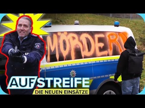 Echter Krimi: Nach Sprayer-Attacke aufs Polizeiauto kommt's fast zu einem Drama | Auf Streife |SAT.1