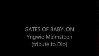 Yngwie Malmsteen - Gates of Baylon (Tribute to Dio) Subtitulada inglés-español