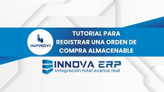 Órdenes de Compra Almacenables
