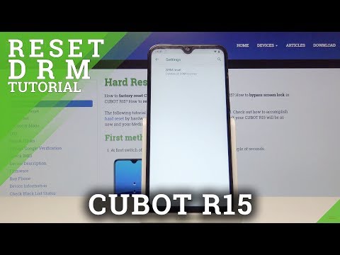 How to Reset DRM in CUBOT R15 - Delete All Licenses