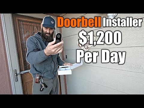 , title : 'Doorbell Camera Installer Makes $1,200 Per Day | Easy Money | THE HANDYMAN |