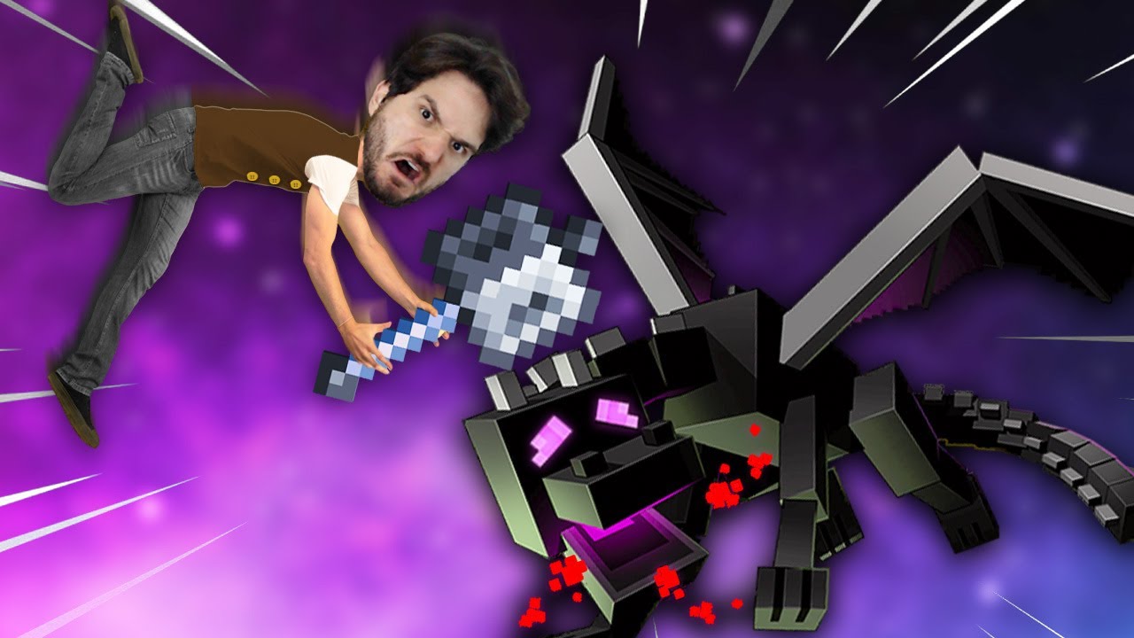 EU ZEREI O MINECRAFT COM A CLAVA, A NOVA ARMA DO JOGO! MATEI O ENDER DRAGON COM 1 HIT!